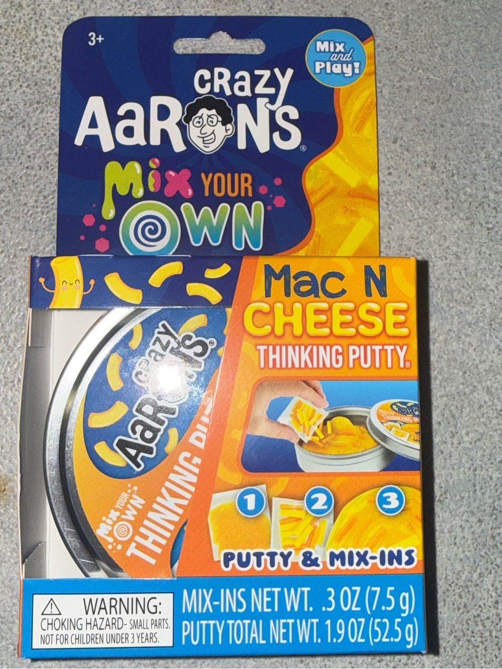 Crazy Aaron’s Thinking Putty - Mac n Cheese - VIRAL! Brand New!